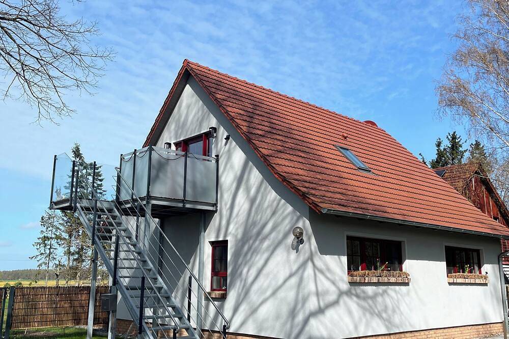 Ganze Wohnung, Haus mit 2 Fewo für je 2 Personen mit Saunamöglichkeit auf dem Grundstück in Rubkow, Vorpommern Greifswald
