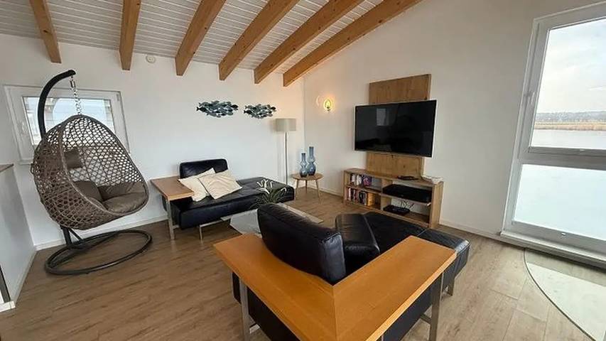Boot für 6 Personen, mit Sauna und Terrasse sowie Garten in Kröslin - 3
