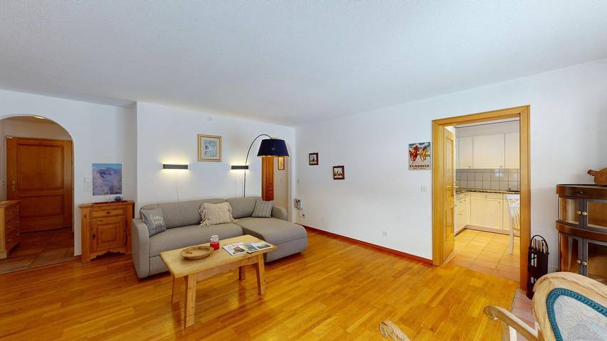 Gîte pour 4 personnes, avec vue et jardin, animaux acceptés à St. Moritz - 3