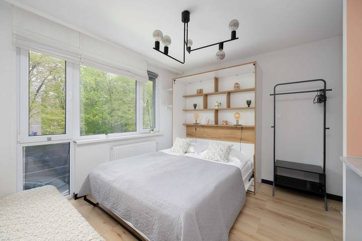 Apartment for 2 people, with pets in Warsaw