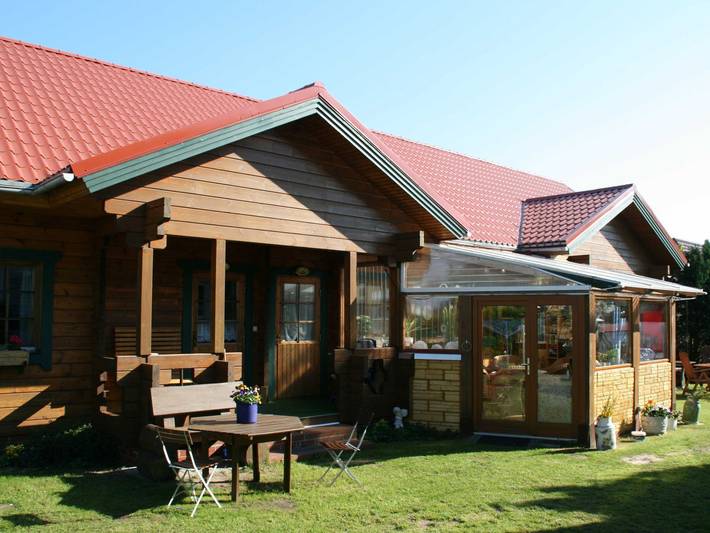Ferienwohnung für 2 Personen, mit Terrasse und Garten sowie Sauna am Achterwasser