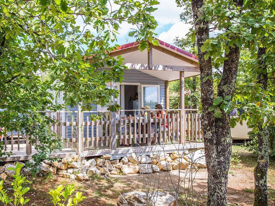 Camping Les 3 Cantons - Mobilheim 4 personen - Aveyron in Saint-Antonin-Noble-Val, Zentralmassiv