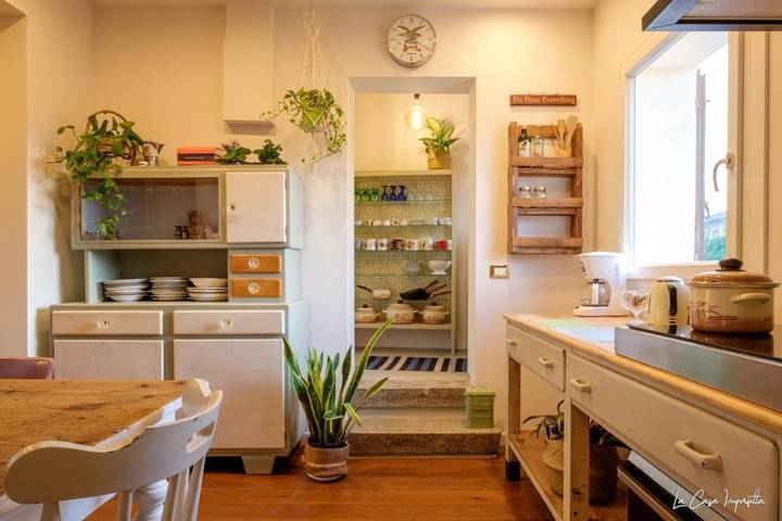 Ferienwohnung für 5 Personen, mit Balkon und Terrasse sowie Garten und Ausblick in Treviso