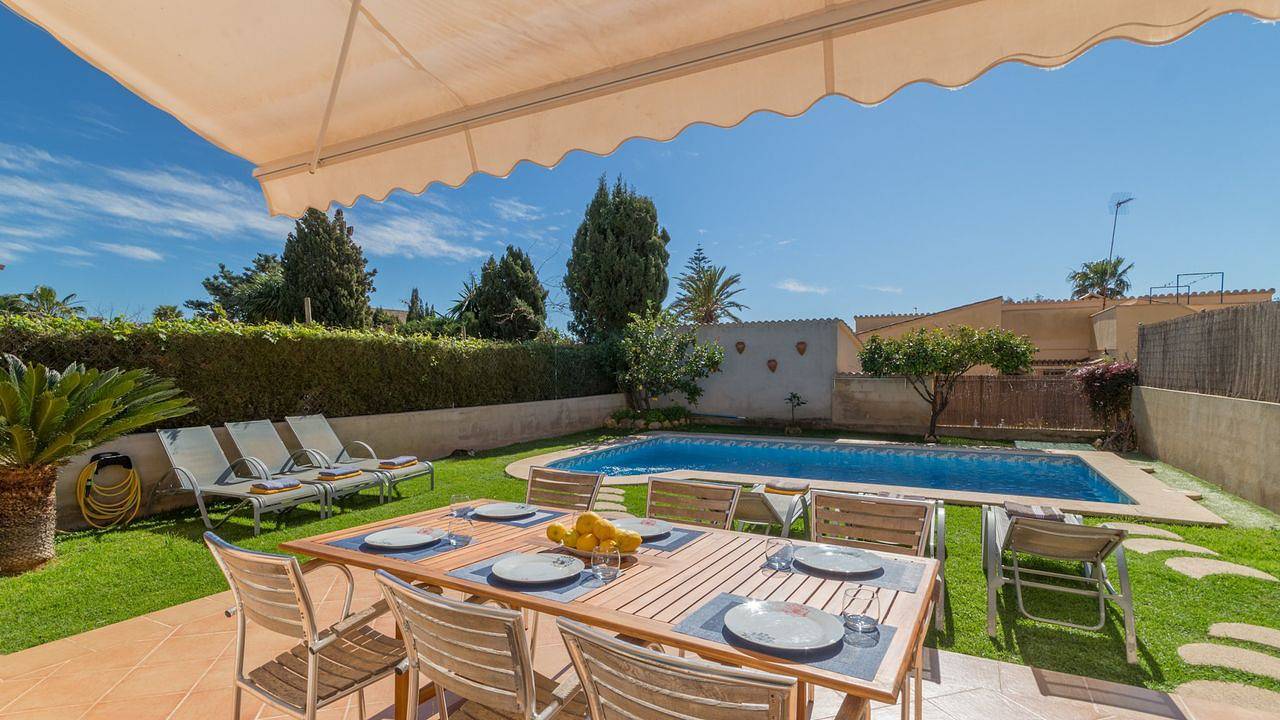 Casa de vacaciones para 7 personas con terraza in Badia Gran, Lluchmayor