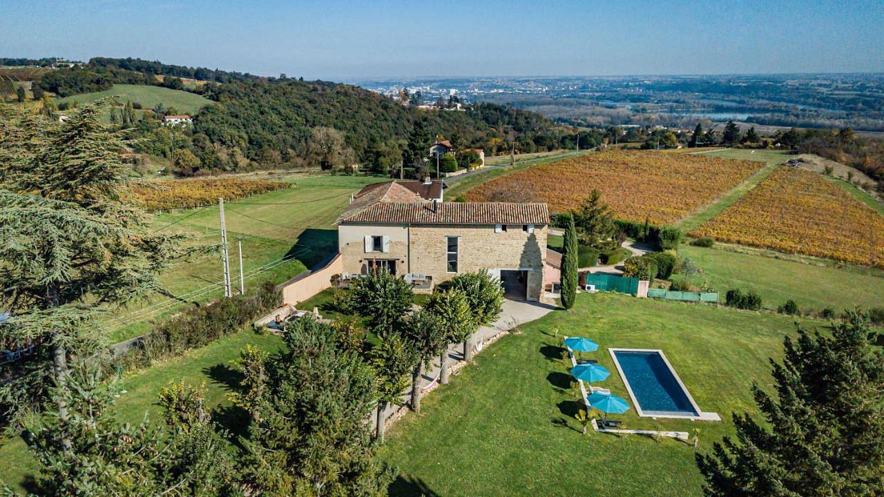 Studio Vigna in Anse, Beaujolais