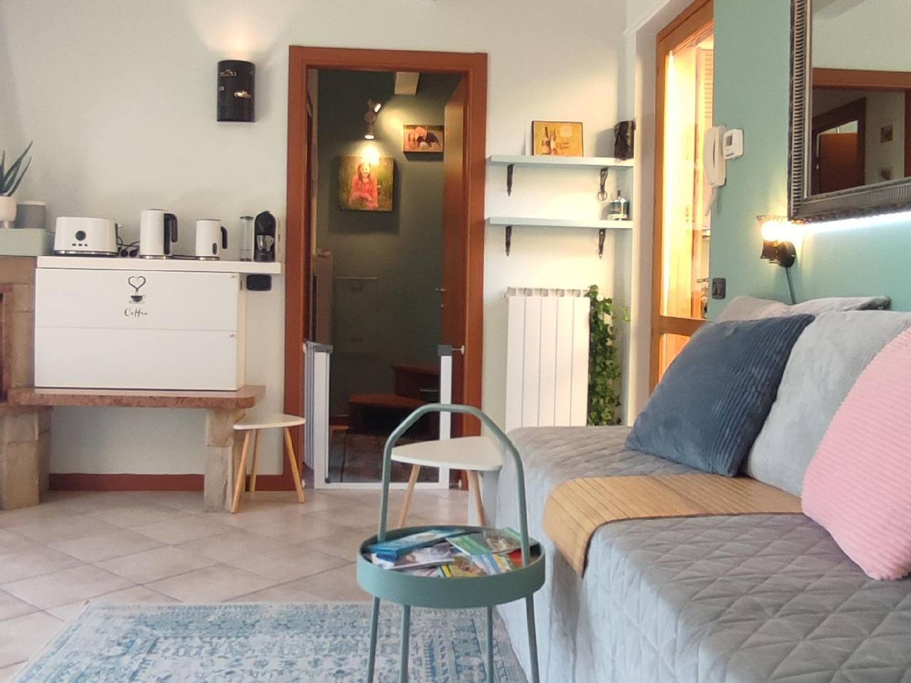 Oasi Azzurra - Drei-Zimmer-Wohnung in einer kleinen Villa mit Terrasse in Fonteno, Iseosee