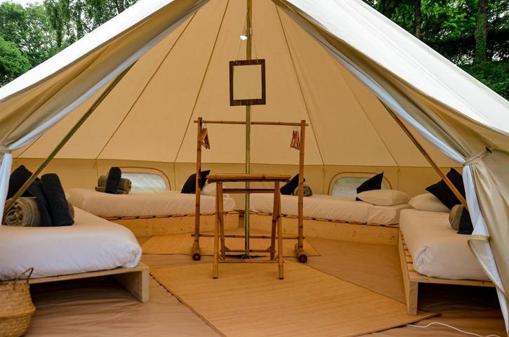 Tente pour 4 personnes, avec Jardin et Vue