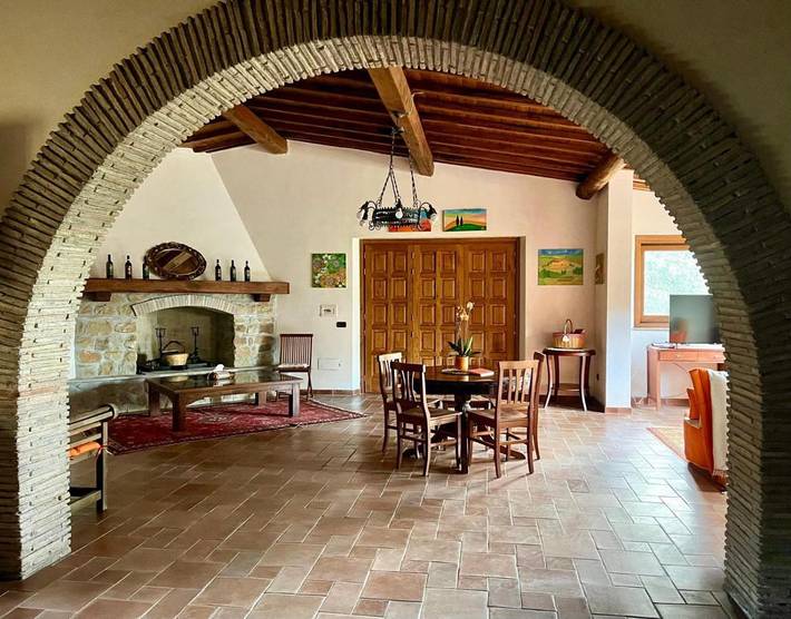 Casa vacanza per 6 persone, con Terrazza e Giardino nonché Panorama a Montemerano