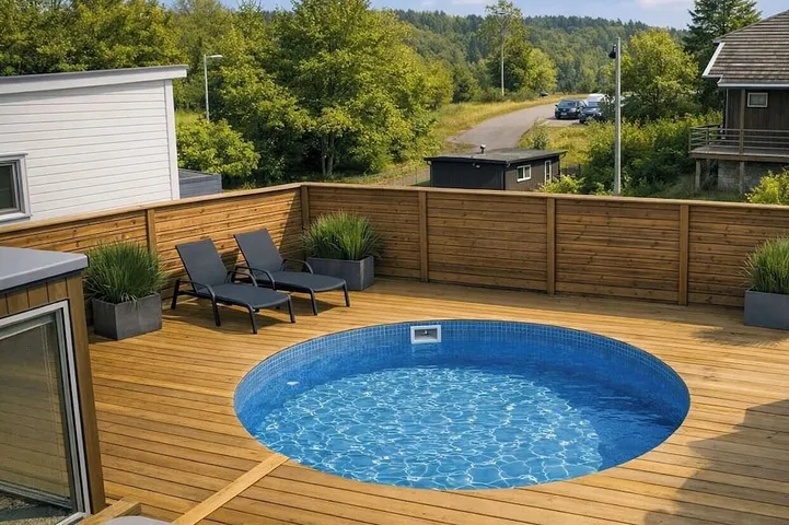 Ferienhaus für 8 Personen, mit Whirlpool und Balkon sowie Garten - 1