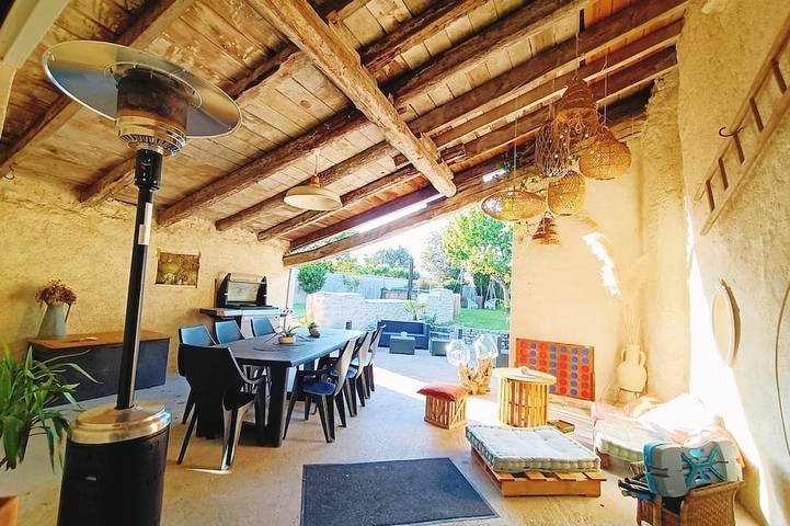 Maison de vacances pour 6 personnes, avec jacuzzi et jardin