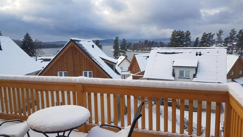 Ferienhaus für 10 Personen, mit Ausblick und Garten sowie Sauna und Seeblick, mit Haustier am Nationalpark Böhmerwald