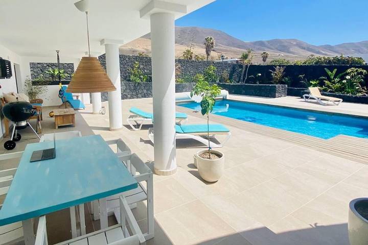 Casa rural para 7 personas, con Terraza además de Jardín y Piscina en Famara - 3