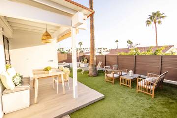 Bungalow für 4 Personen, mit Whirlpool und Garten sowie Terrasse und Pool in San Bartolomé de Tirajana