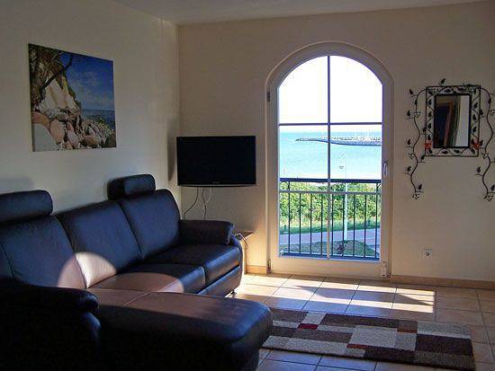 Apartamento entero, Direkt am Ostseesandstrand mit Meerblick!, Wlan, Waschmaschine, bis 5 Personen in Hauptstrand Glowe, Glowe