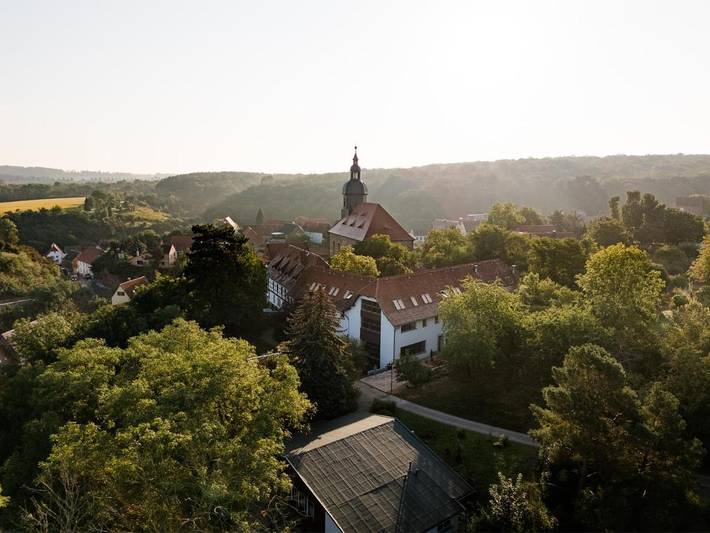 Hotel für 3 Personen, mit Terrasse und Garten in Schönburg