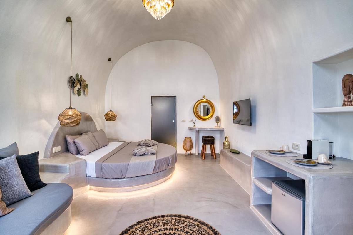 Panoramavilla in Akrotiri mit atemberaubender Aussicht in Akrotiri, Santorin