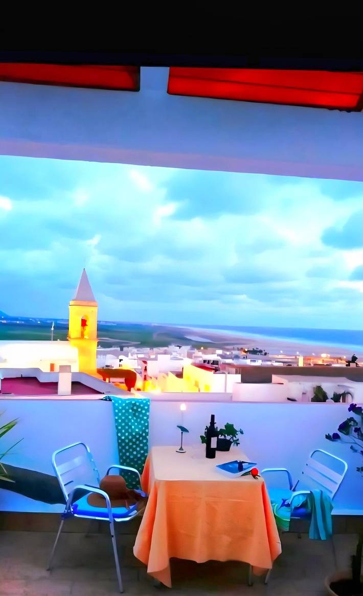Hel enrumslägenhet, Studio för 2 Personer med balkong in Conil de la Frontera, Costa de la Luz