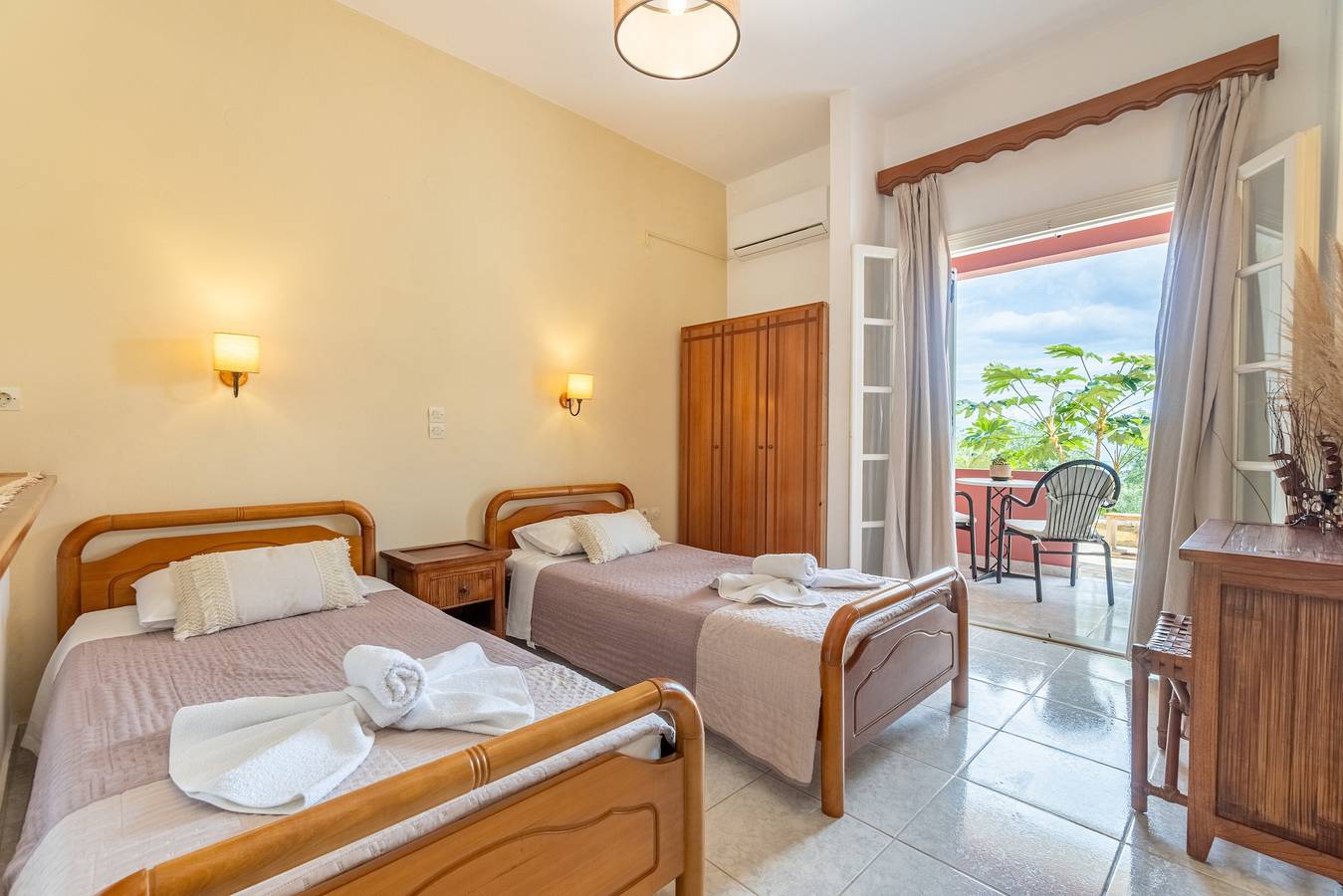 Studio entier, Studio 'Standard' avec vue sur la mer, Wi-Fi et climatisation in Corfou