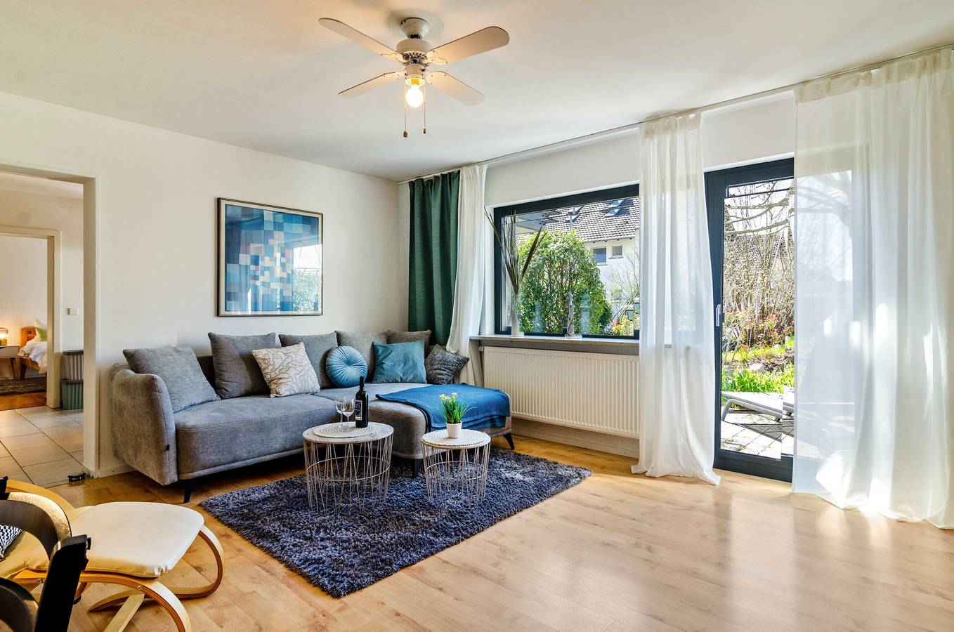 Ganze Wohnung, Ferienwohnung 'Stella Lilia' mit privater Terrasse und Wlan in Markelfingen, Radolfzell am Bodensee
