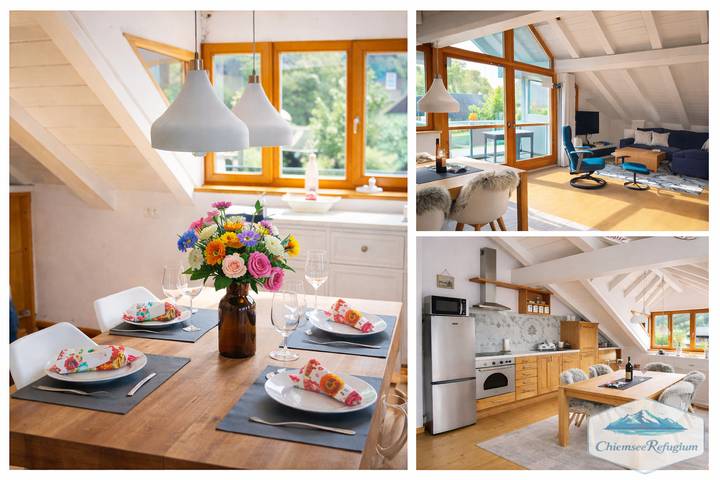 Ferienwohnung für 4 Personen, mit Balkon und Balkon/Terrasse, kinderfreundlich in Bernau am Chiemsee - 2