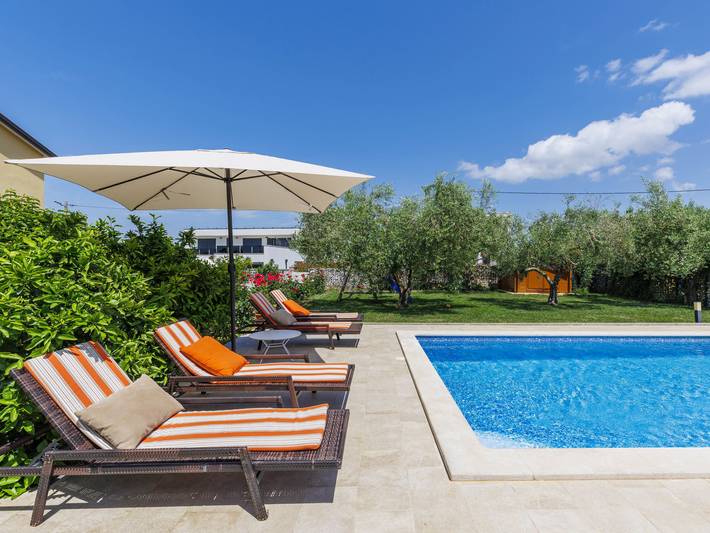 Vakantieappartement voor 6 personen, met tuin en terras in Novigrad