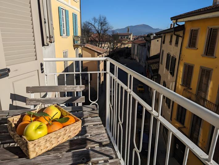 Vakantiewoning voor 4 personen, met balkon in Bergamo