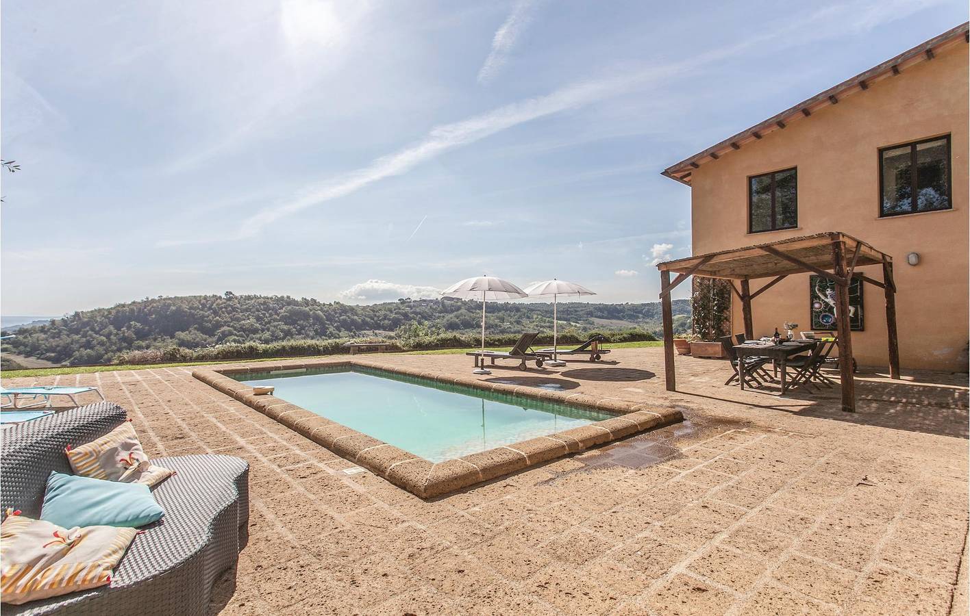 Maison de vacances pour 4 personnes avec jacuzzi in Castiglione in Teverina, Province de Viterbo