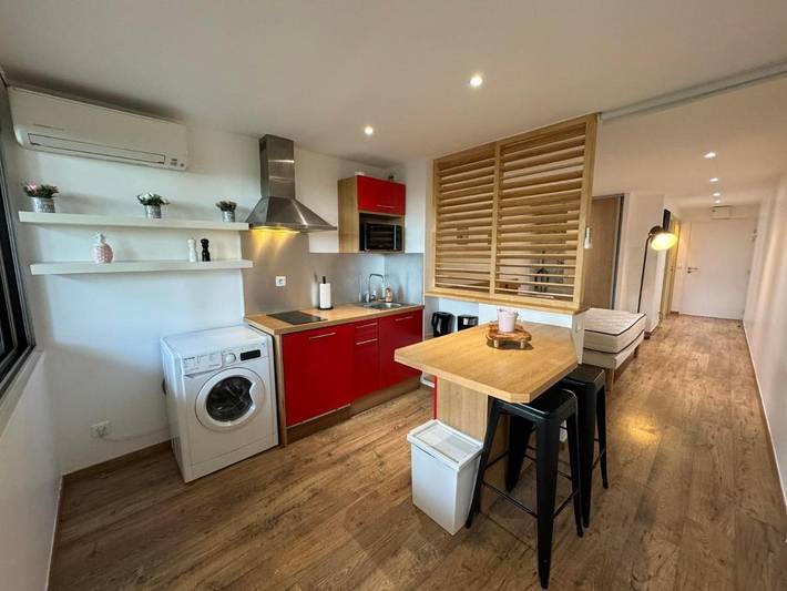 Gîte pour 3 personnes, avec jardin et vue à Clapiers