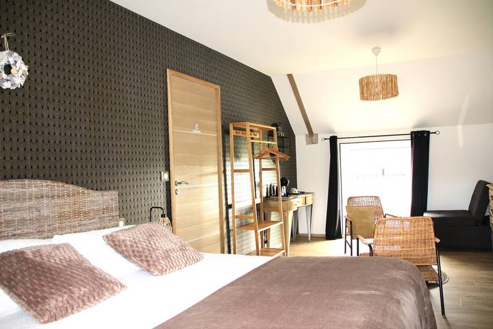 Chambre d’hôte pour 4 personnes, avec jardin et jacuzzi