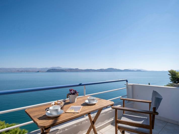 Ferienwohnung für 2 Personen, mit Balkon und Terrasse sowie Garten