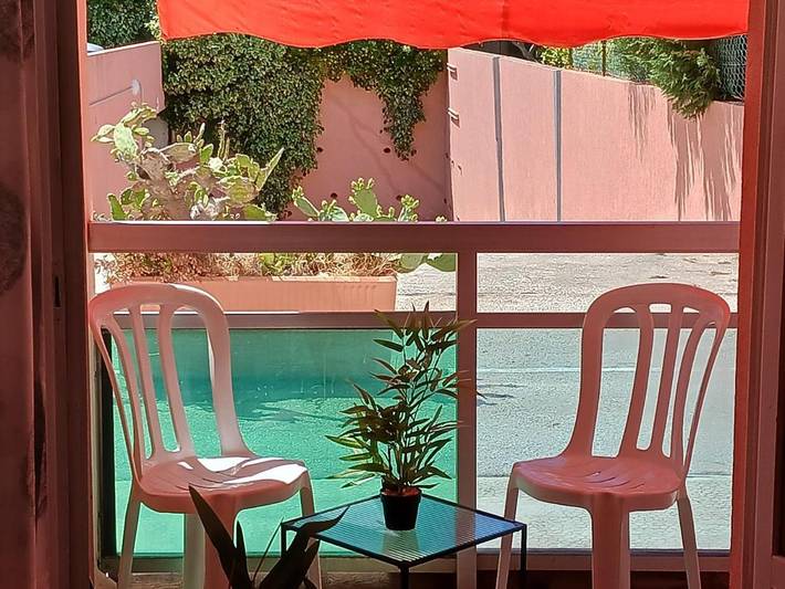 Appartement de vacances pour 2 personnes, avec jardin