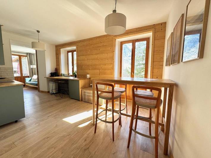 Gîte pour 4 personnes, avec Balcon et Vue dans Station de la Grave la Meije