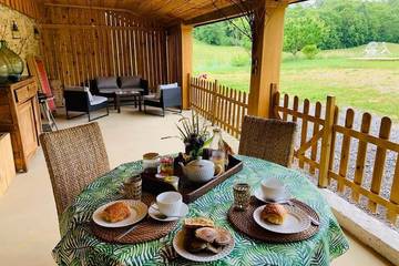 Location de vacances pour 4 personnes, avec jardin à Lasseube