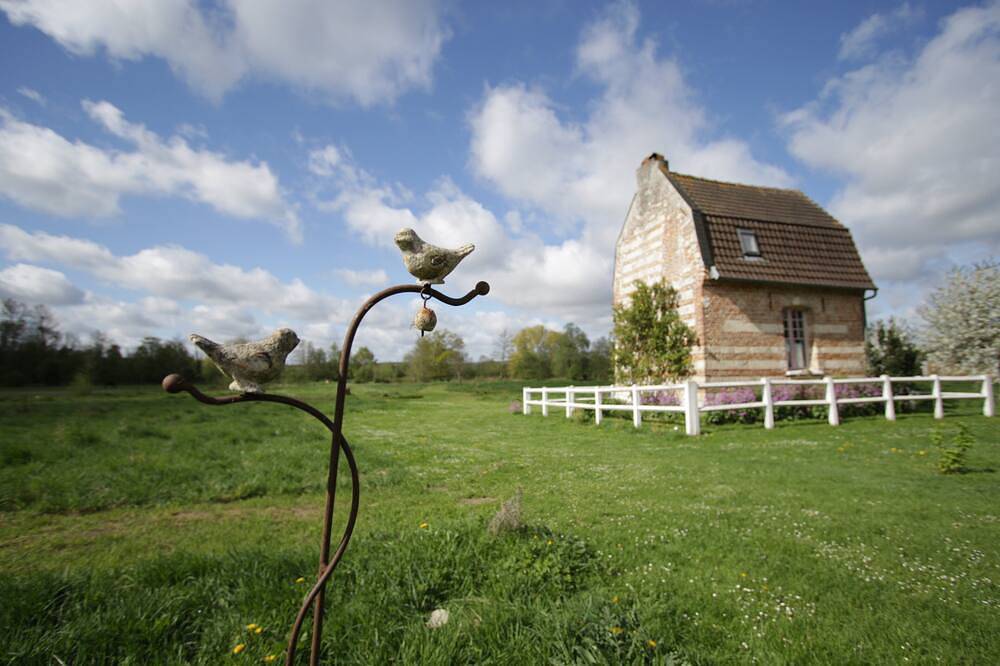 Doll's house Vue nature, wood fire, bike rental in Épagne-Épagnette, Abbeville region