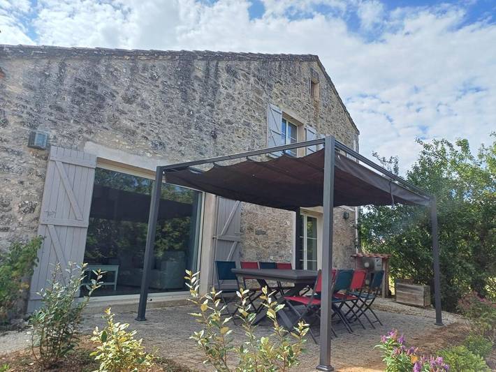 Maison de vacances pour 10 personnes, avec piscine ainsi que jardin et vue