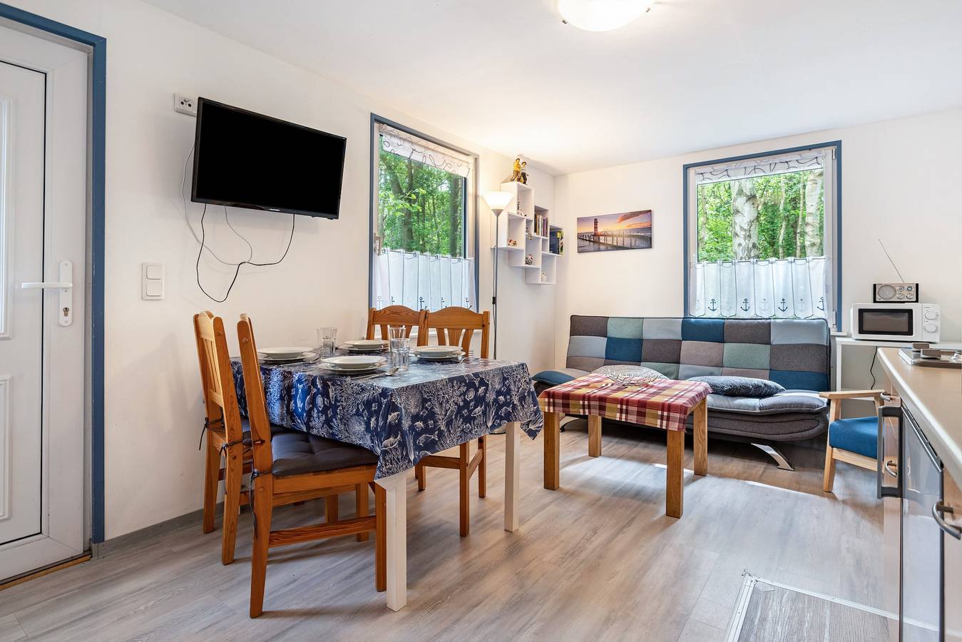 Bungalow 'Bungalow Bark Sedov, Bgl 3' mit Privatterrasse und Wlan in Bakenberg, Dranske