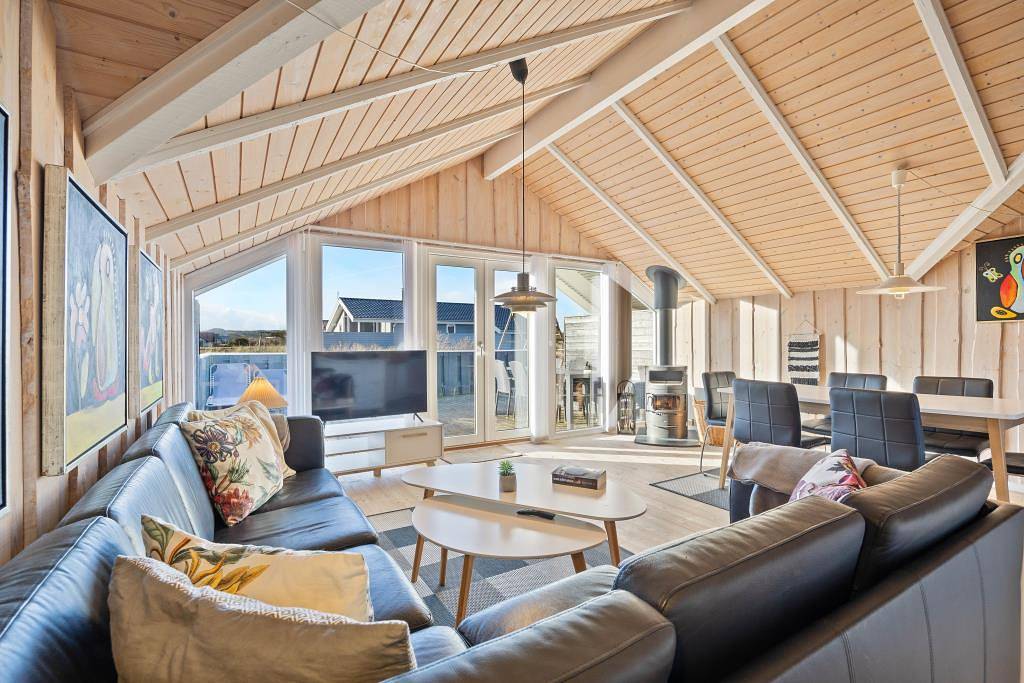 Haustierfreundliches Ferienhaus für 6 in Bjerregård in Hvide Sande, Holmsland Klit