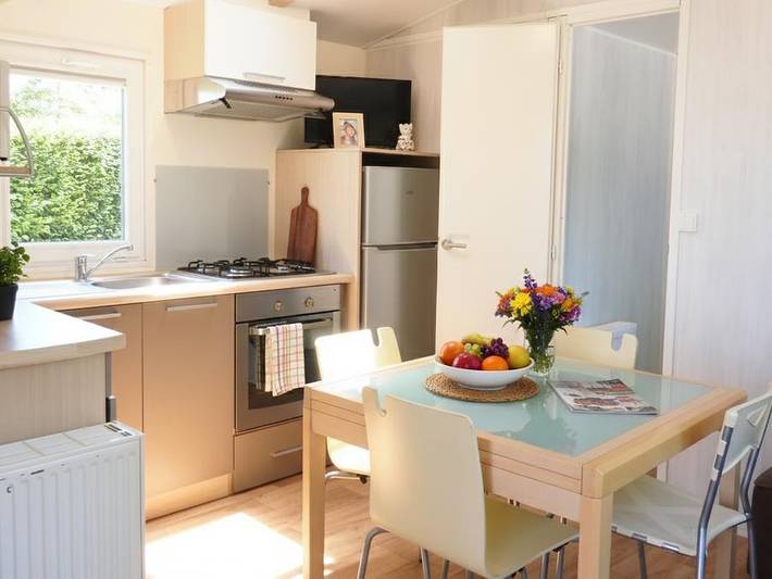 Sunêlia Camping les Nids du Lac - Mobilheim 4 personen - Mh2 Vip Pacific 30 m² in Sanchey, Épinal und Umgebung