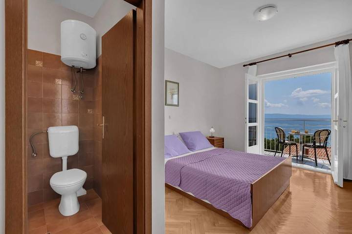 Chambre d’hôte pour 3 personnes, avec terrasse et vue à Tučepi - 4