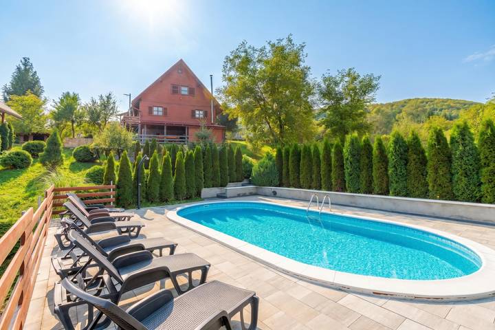 Dom dla 8 osób, z balkon i basen, Dla rodziny w Chorwacja