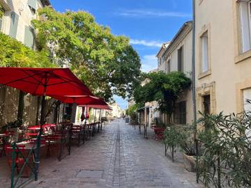 Location de vacances pour 4 personnes, avec terrasse dans Office de Tourisme d'Aigues-Mortes en Terre de Camargue