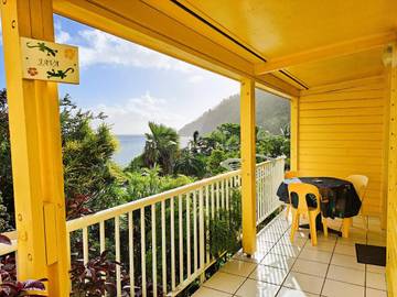 Maison de campagne pour 2 personnes, avec vue et terrasse à Manapy les Bains