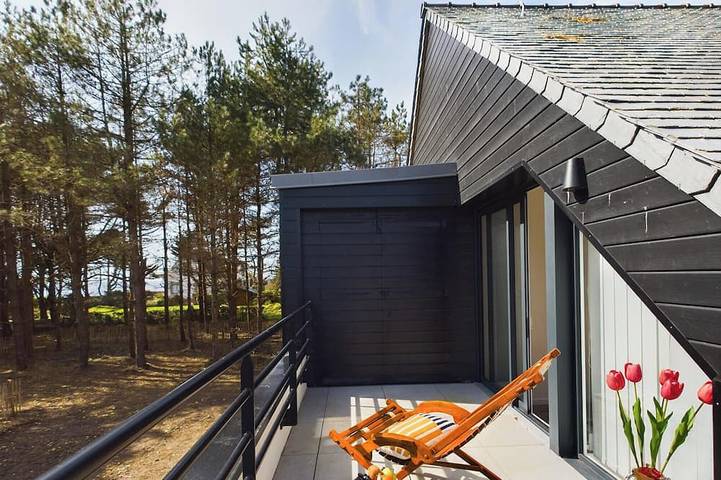 Gîte pour 4 personnes, avec jardin et balcon dans Le Cabellou