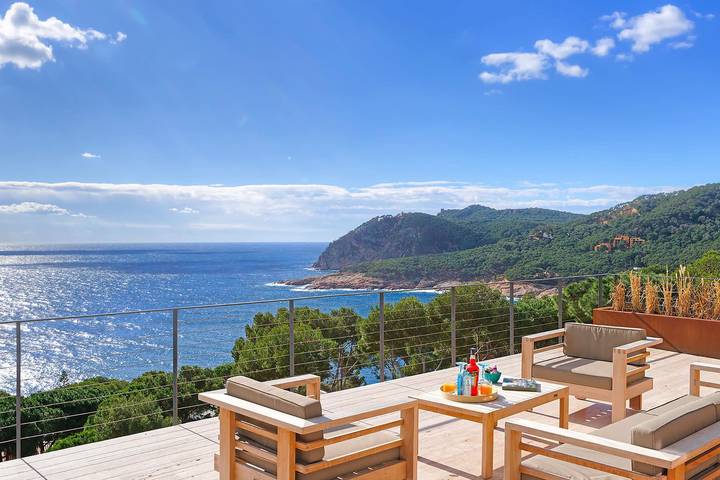 Villa pour 8 personnes, avec balcon et jardin à Tamariu - 3