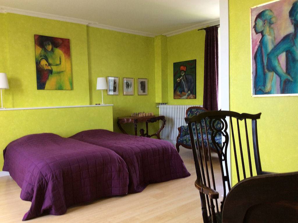 Tenue du Fougeray - Chambre verte in Sammarçolles, Vienne (France)