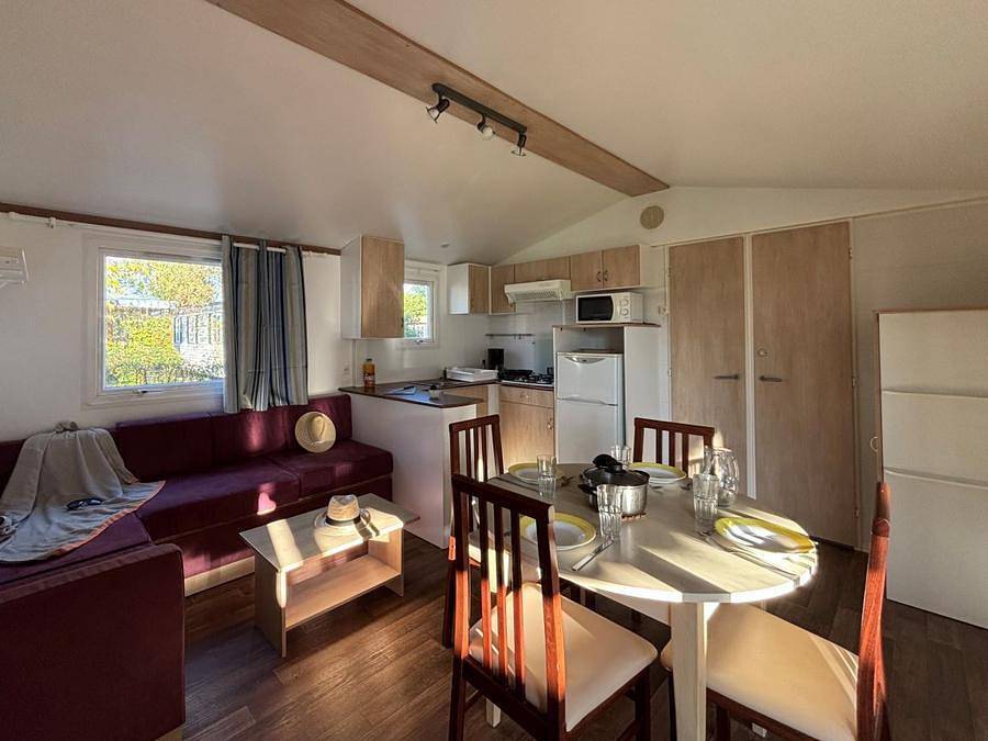Camping Clos Mer et Nature - Mobilheim 4 personen - Azur Confort - 2 Zimmer / 4 P. in Saint-Michel-Chef-Chef, Côte de Jade