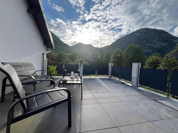 Villa pour 6 personnes, avec terrasse ainsi que vue et jardin dans l' Ariège - 4