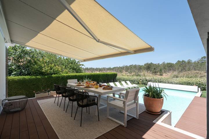 Location de vacances pour 9 personnes, avec terrasse et jardin à Comporta - 4