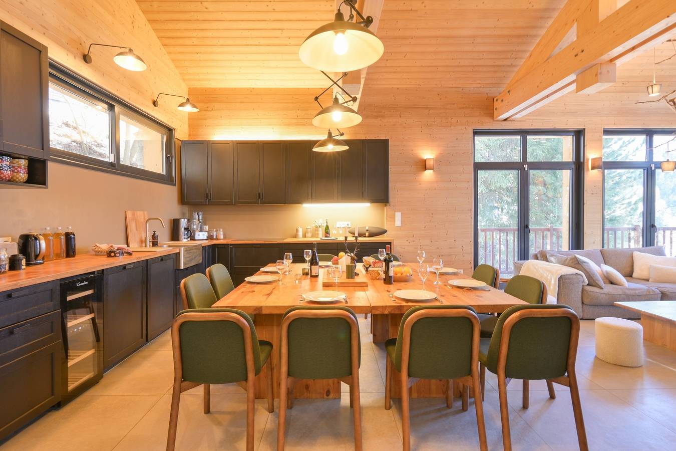 Luxe Chalet met Zwembad, Bergzicht, Wi-Fi en Airco in La Plagne in La Plagne, La Plagne-Tarentaise