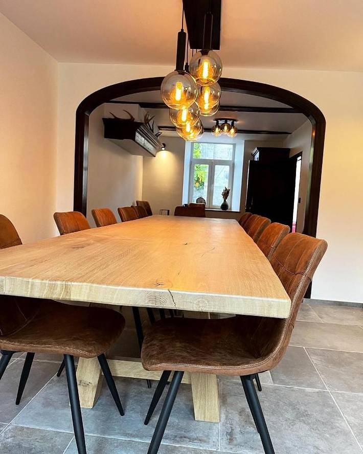 Maison de campagne pour 9 personnes, avec vue ainsi que sauna et jardin, animaux acceptés dans Resteigne - 2